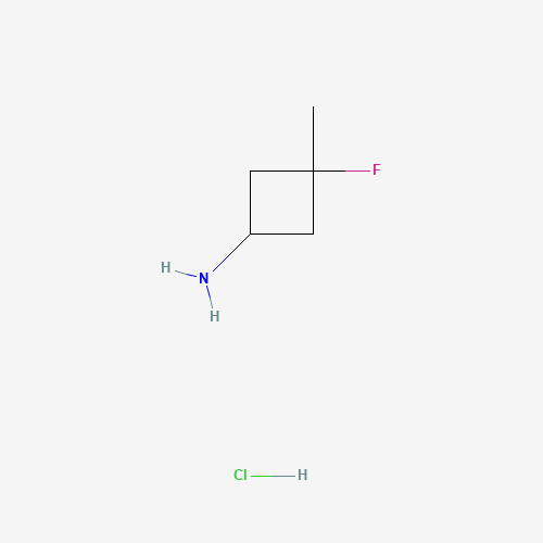 trans-3-fluoro-3-methylcyclobutan-1-amine hydrochloride