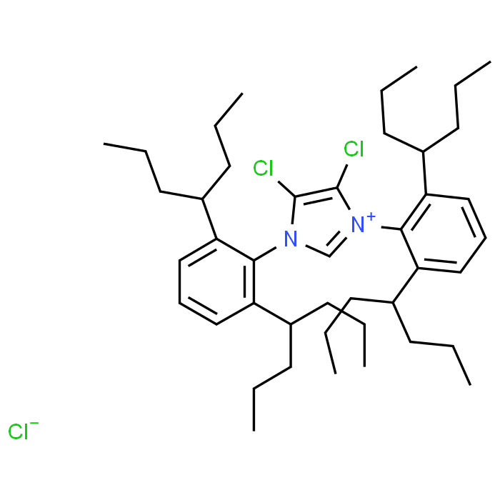 4,5-Dichloro-1,3-bis(2,6-di(heptan-4-yl)phenyl)-1H-imidazol-3-ium chloride