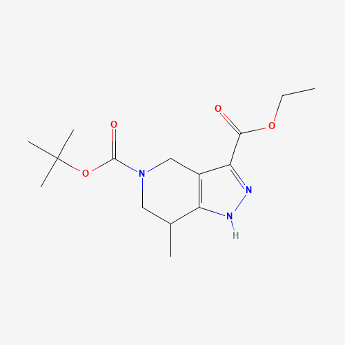 5-(tert-Butyl) 3-ethyl 7-methyl-2,4,6,7-tetrahydro-5H-pyrazolo[4,3-c]pyridine-3,5-dicarboxylate