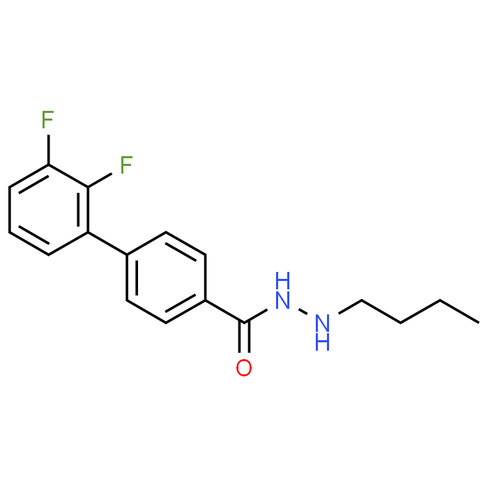 N'-Butyl-2',3'-difluoro-[1,1'-biphenyl]-4-carbohydrazide