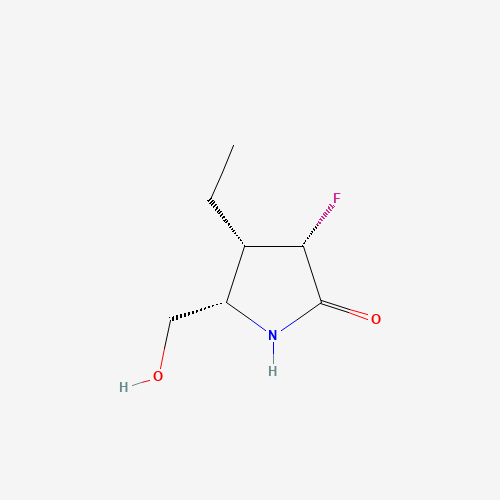 (3S,4S,5S)-4-Ethyl-3-fluoro-5-(hydroxymethyl)pyrrolidin-2-one