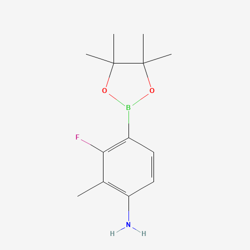 3-Fluoro-2-methyl-4-(4,4,5,5-tetramethyl-1,3,2-dioxaborolan-2-yl)aniline