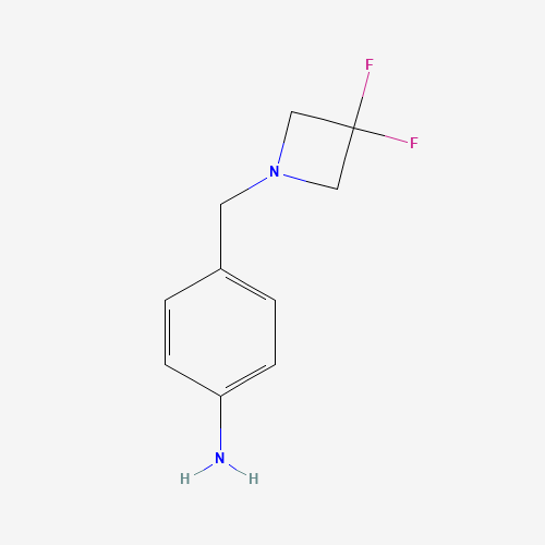 4-((3,3-Difluoroazetidin-1-yl)methyl)aniline