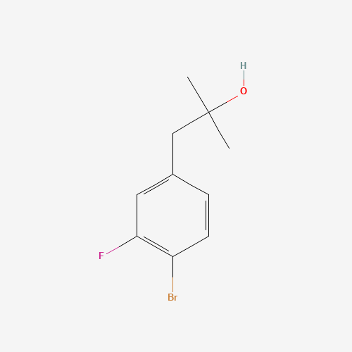 1-(4-Bromo-3-fluorophenyl)-2-methylpropan-2-ol