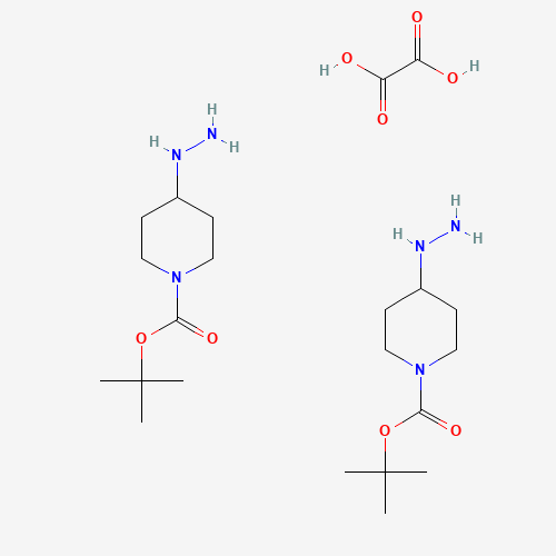 tert-Butyl 4-hydrazinylpiperidine-1-carboxylate oxalate(2:1)