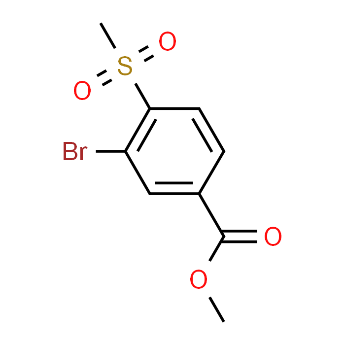 Methyl 3-bromo-4-(methylsulfonyl)benzoate