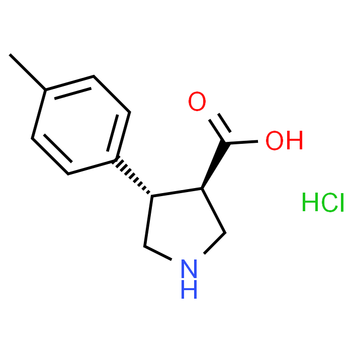 (3R,4S)-4-(p-Tolyl)pyrrolidine-3-carboxylic acid hydrochloride