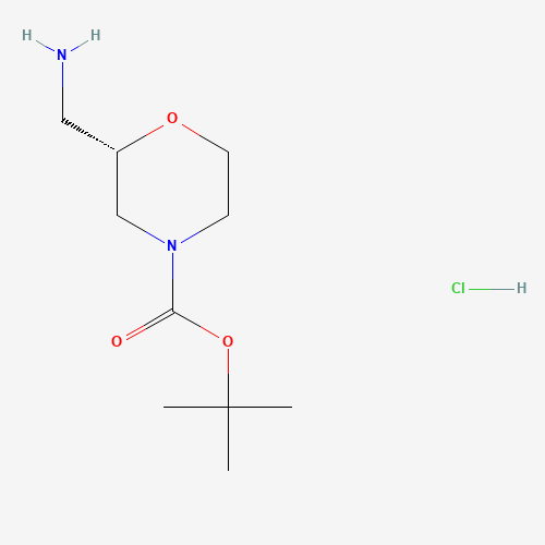 (S)-tert-Butyl 2-(aminomethyl)morpholine-4-carboxylate hydrochloride