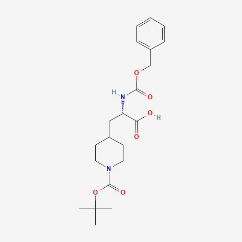(S)-2-(((Benzyloxy)carbonyl)amino)-3-(1-(tert-butoxycarbonyl)piperidin-4-yl)propanoic acid