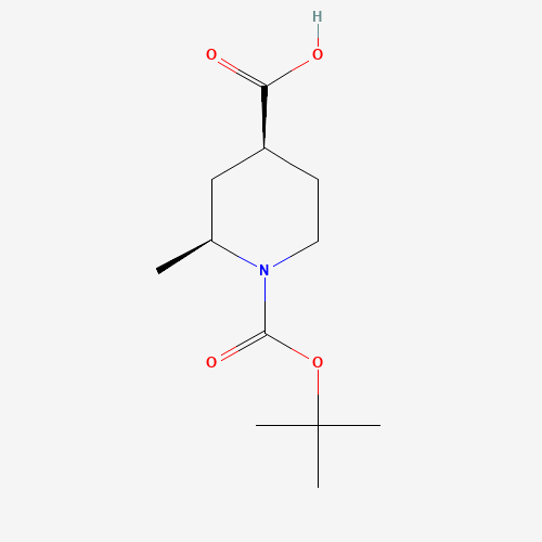 (2S,4S)-1-(tert-Butoxycarbonyl)-2-methylpiperidine-4-carboxylic acid
