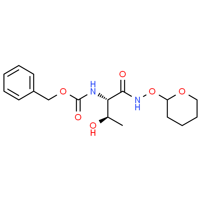 Benzyl ((2S,3R)-3-hydroxy-1-oxo-1-(((tetrahydro-2H-pyran-2-yl)oxy)amino)butan-2-yl)carbamate