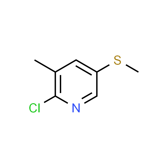 2-Chloro-3-methyl-5-(methylthio)pyridine