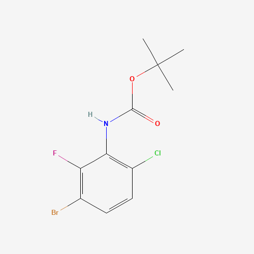 3-Bromo-6-chloro-2-fluoroaniline, n-boc protected
