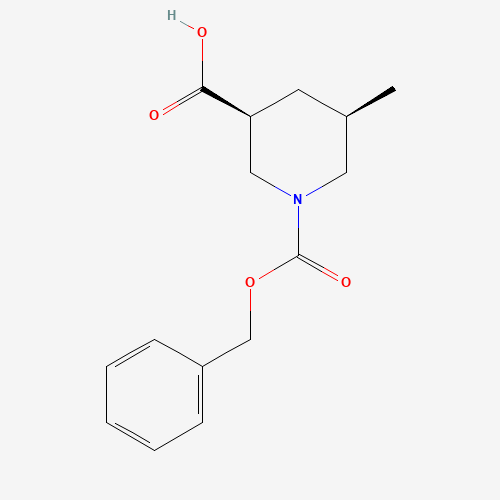 (3S,5r)-1-benzyloxycarbonyl-5-methyl-piperidine-3-carboxylic acid