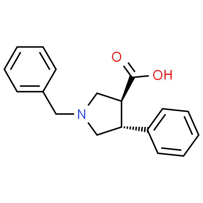 (3S,4R)-1-Benzyl-4-phenylpyrrolidine-3-carboxylic acid