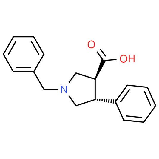 (3S,4R)-1-Benzyl-4-phenylpyrrolidine-3-carboxylic acid