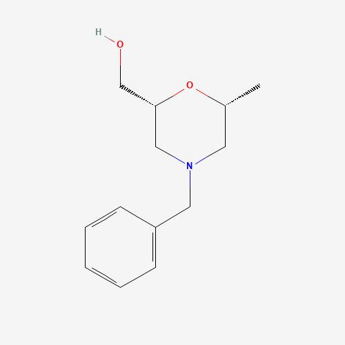 ((2R,6R)-4-Benzyl-6-methylmorpholin-2-yl)methanol