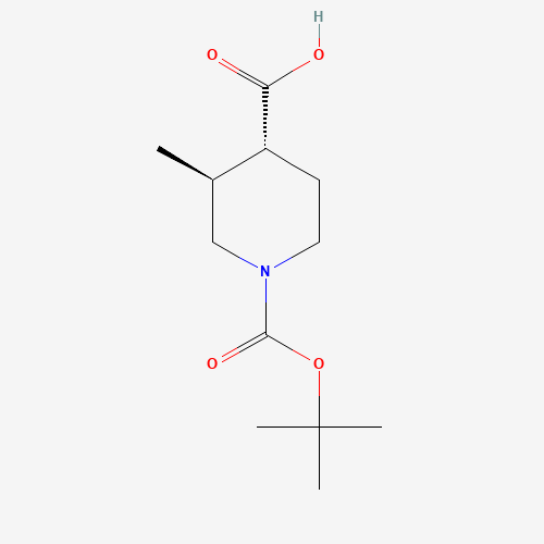 (3S,4R)-1-(tert-Butoxycarbonyl)-3-methylpiperidine-4-carboxylic acid
