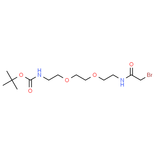 Bromoacetamido-C2-PEG2-NH-Boc