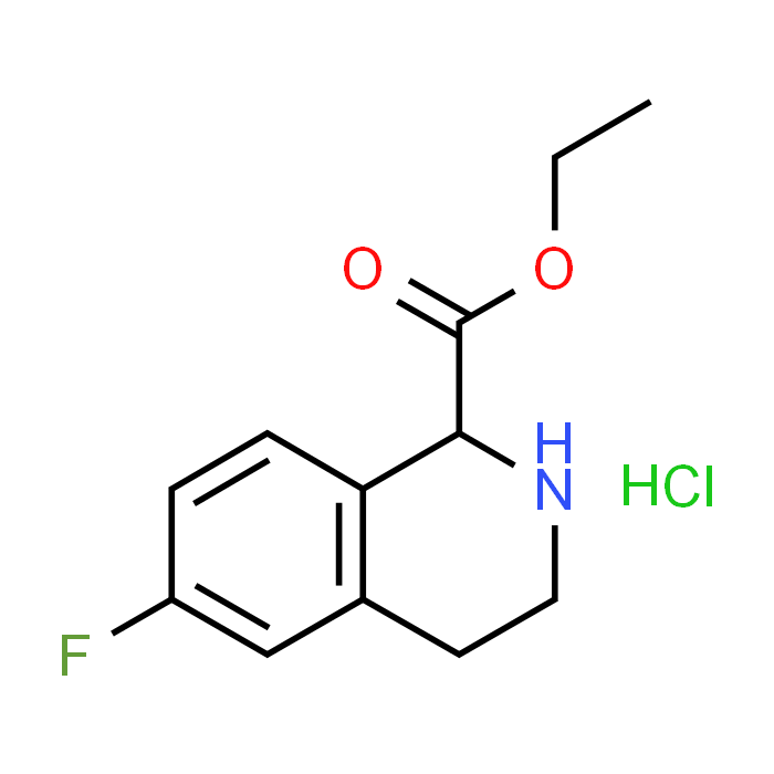 Ethyl 6-fluoro-1,2,3,4-tetrahydroisoquinoline-1-carboxylate hydrochloride