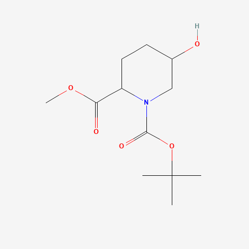 1-tert-Butyl 2-methyl 5-hydroxypiperidine-1,2-dicarboxylate