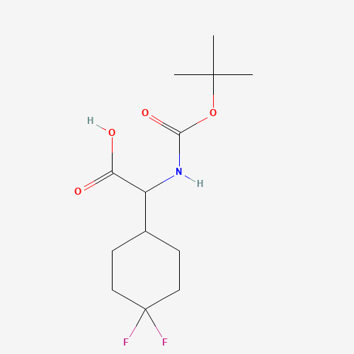 2-((tert-Butoxycarbonyl)amino)-2-(4,4-difluorocyclohexyl)acetic acid