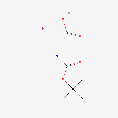 1-(tert-Butoxycarbonyl)-3,3-difluoroazetidine-2-carboxylic acid