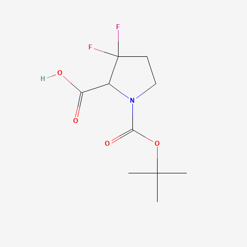 1-(tert-Butoxycarbonyl)-3,3-difluoropyrrolidine-2-carboxylic acid