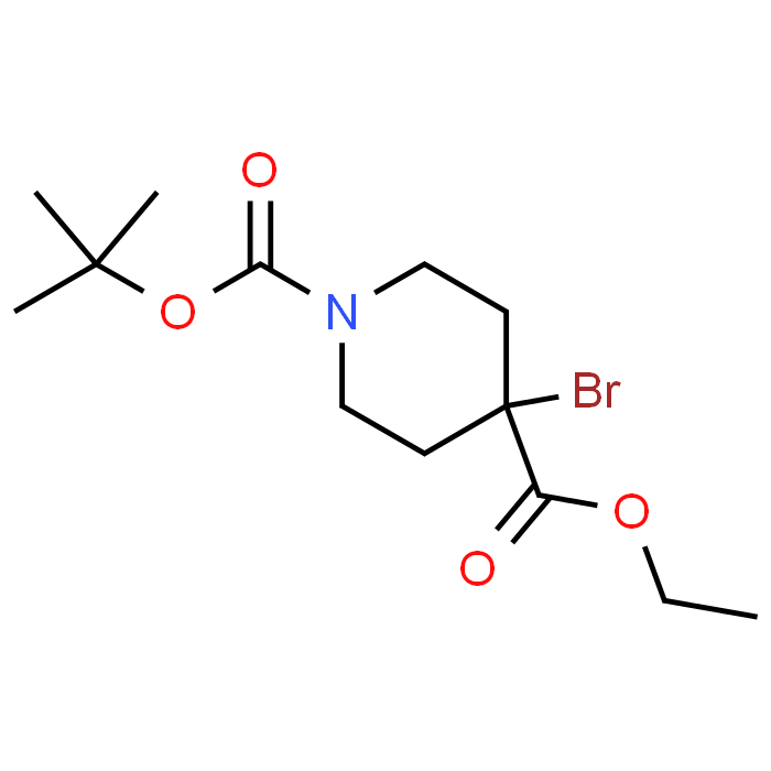 1-(tert-Butyl) 4-ethyl 4-bromopiperidine-1,4-dicarboxylate