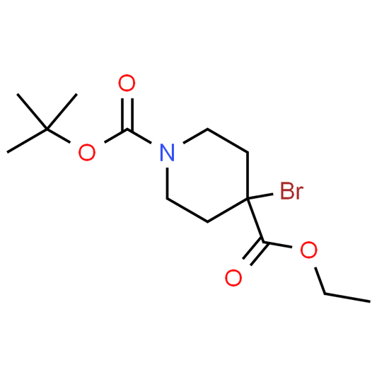 1-(tert-Butyl) 4-ethyl 4-bromopiperidine-1,4-dicarboxylate