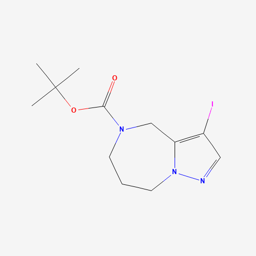 tert-Butyl 3-iodo-7,8-dihydro-4H-pyrazolo[1,5-a][1,4]diazepine-5(6H)-carboxylate
