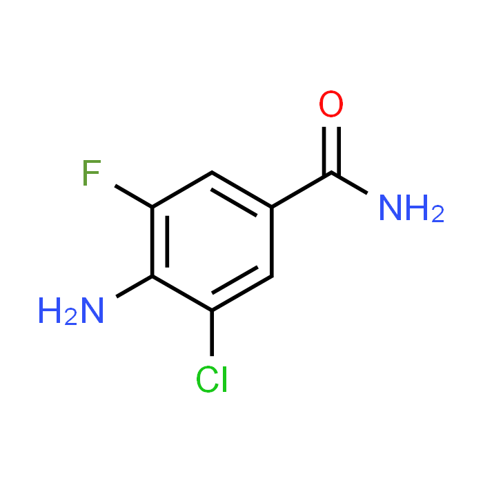 4-Amino-3-chloro-5-fluorobenzamide