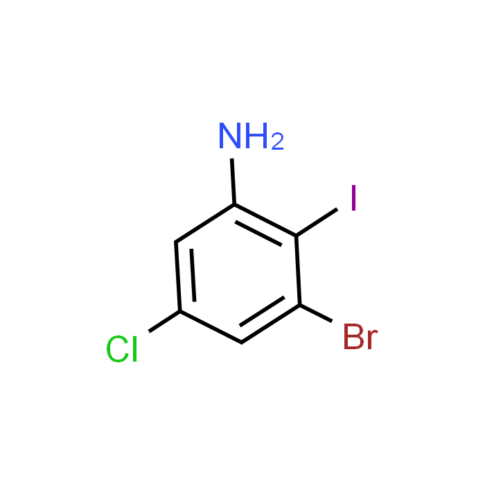 3-Bromo-5-chloro-2-iodoaniline