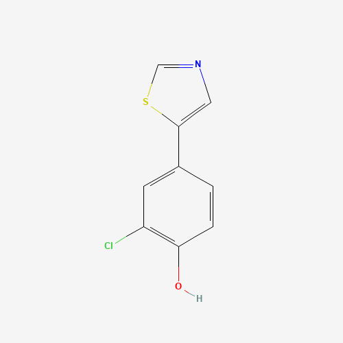 Phenol, 2-chloro-4-(5-thiazolyl)-