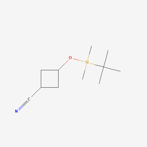 3-[(tert-butyldimethylsilyl)oxy]cyclobutane-1-carbonitrile