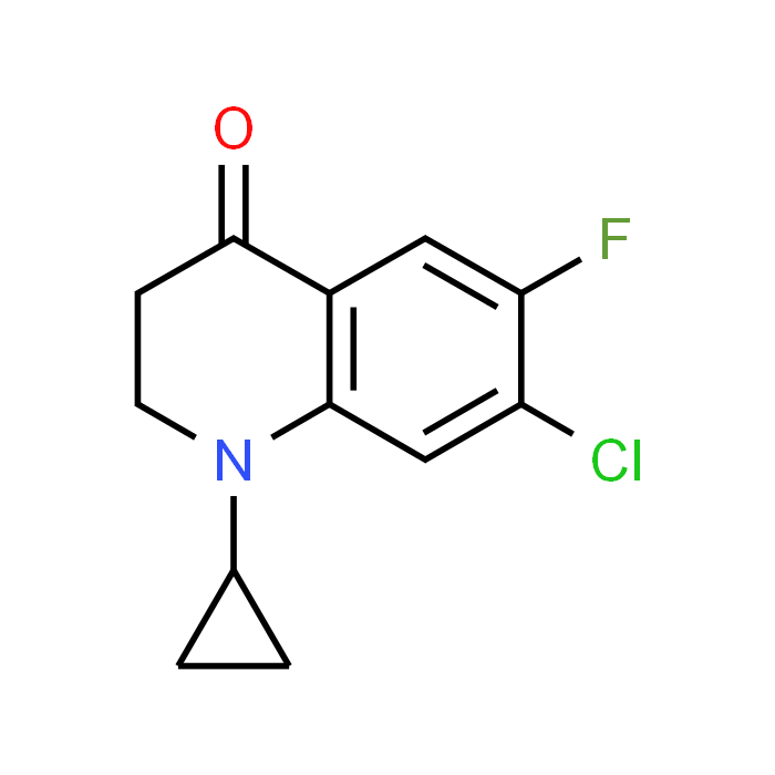 7-Chloro-1-cyclopropyl-6-fluoro-2,3-dihydroquinolin-4(1H)-one