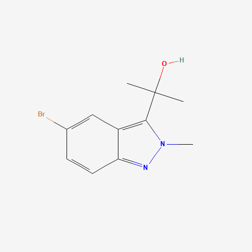 2-(5-Bromo-2-methyl-2H-indazol-3-yl)propan-2-ol