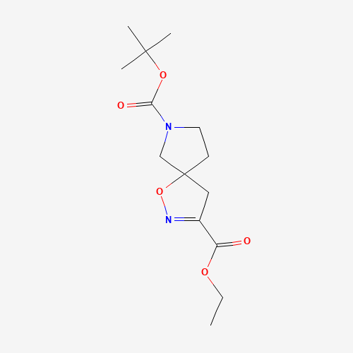 7-(tert-Butyl) 3-ethyl 1-oxa-2,7-diazaspiro[4.4]non-2-ene-3,7-dicarboxylate