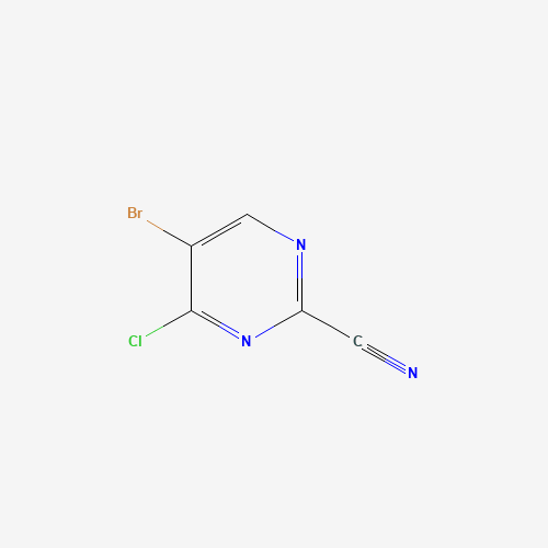 5-Bromo-4-chloropyrimidine-2-carbonitrile
