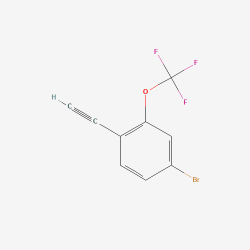 4-Bromo-1-ethynyl-2-(trifluoromethoxy)benzene