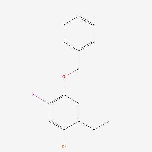 1-(Benzyloxy)-4-bromo-5-ethyl-2-fluorobenzene