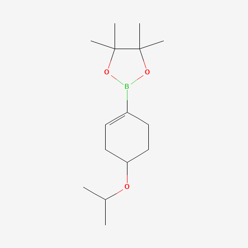 2-(4-Isopropoxycyclohex-1-en-1-yl)-4,4,5,5-tetramethyl-1,3,2-dioxaborolane
