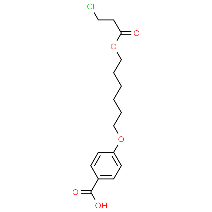 4-((6-((3-Chloropropanoyl)oxy)hexyl)oxy)benzoic acid