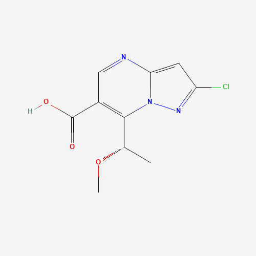 (S)-2-Chloro-7-(1-methoxyethyl)pyrazolo[1,5-a]pyrimidine-6-carboxylic acid