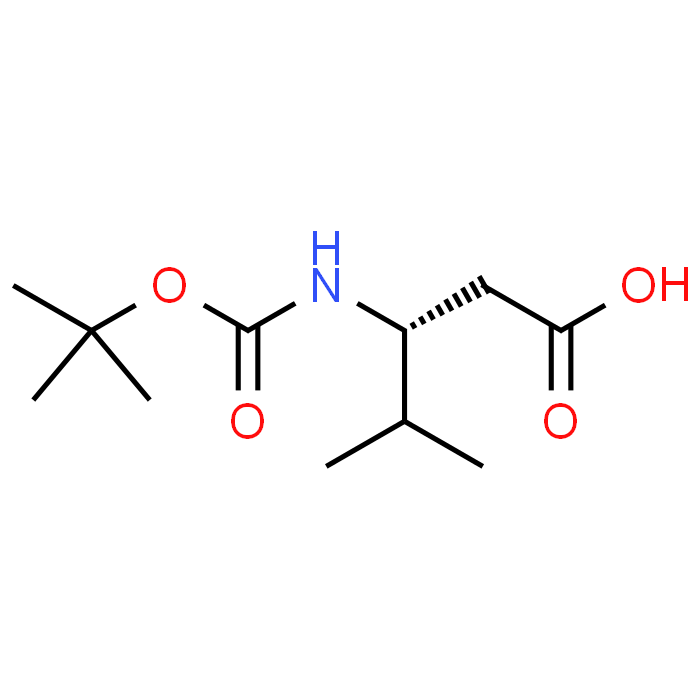 (R)-3-((tert-Butoxycarbonyl)amino)-4-methylpentanoic acid - Achmem