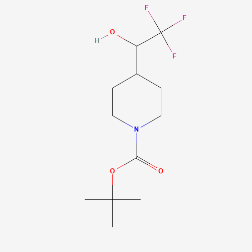 tert-Butyl 4-(2,2,2-trifluoro-1-hydroxyethyl)piperidine-1-carboxylate