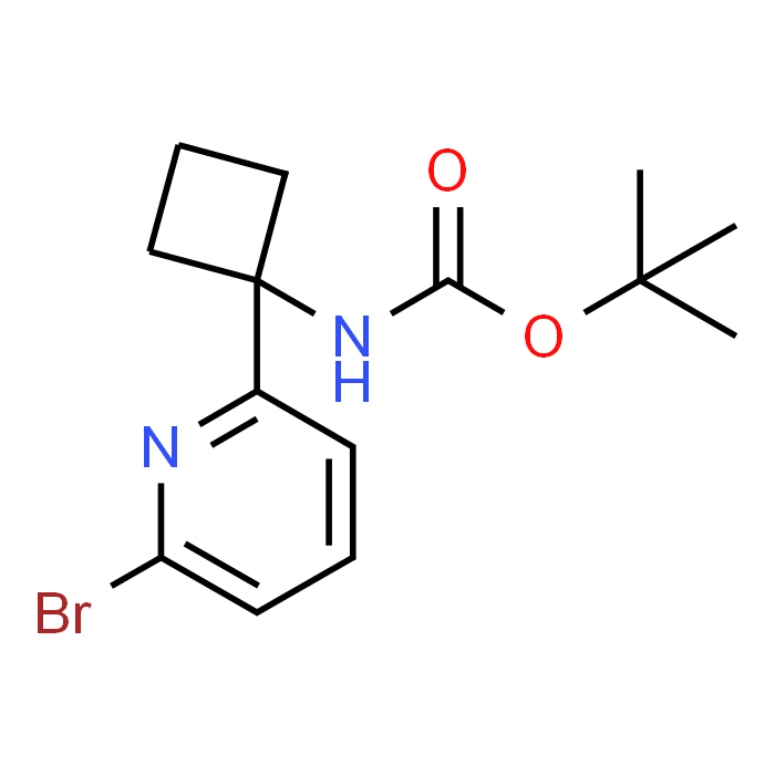 tert-Butyl (1-(6-bromopyridin-2-yl)cyclobutyl)carbamate