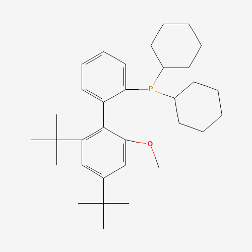 [2',4'-Bis(1,1-dimethylethyl)-6'-methoxy[1,1'-biphenyl]-2-yl]dicyclohexylphosphine