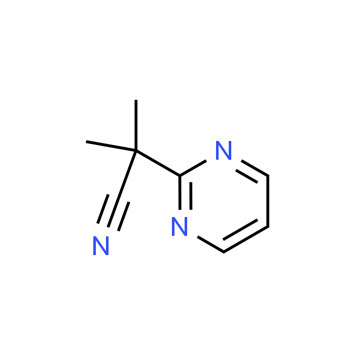 2-Methyl-2-(pyrimidin-2-yl)propanenitrile