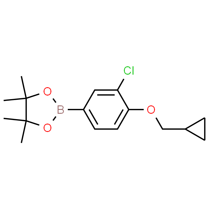 2-(3-Chloro-4-(cyclopropylmethoxy)phenyl)-4,4,5,5-tetramethyl-1,3,2-dioxaborolane